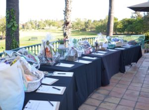 More silent auction baskets at the PROUD Foundation Chef's Table Dinner 2019